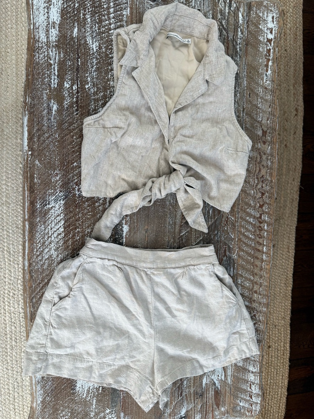 Abercrombie & Fitch Sleeveless Top & Shorts Set